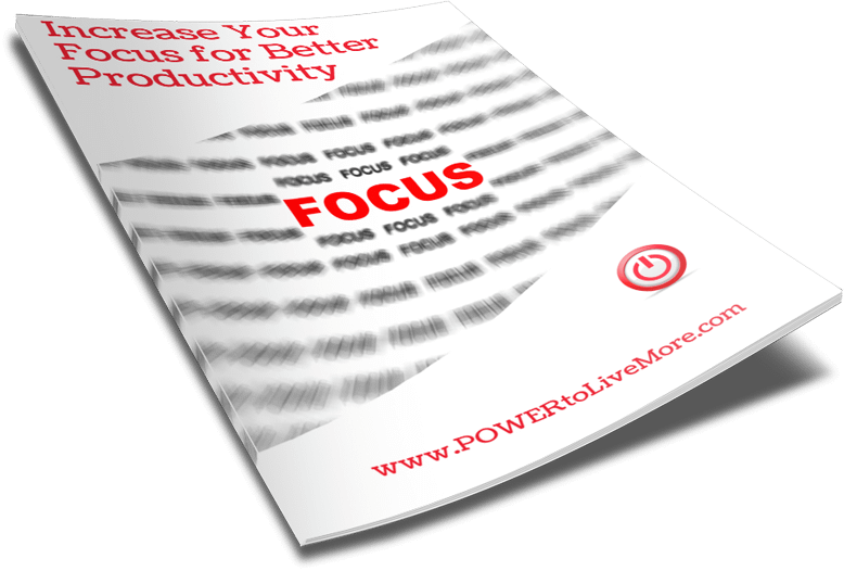 focus for better productivity