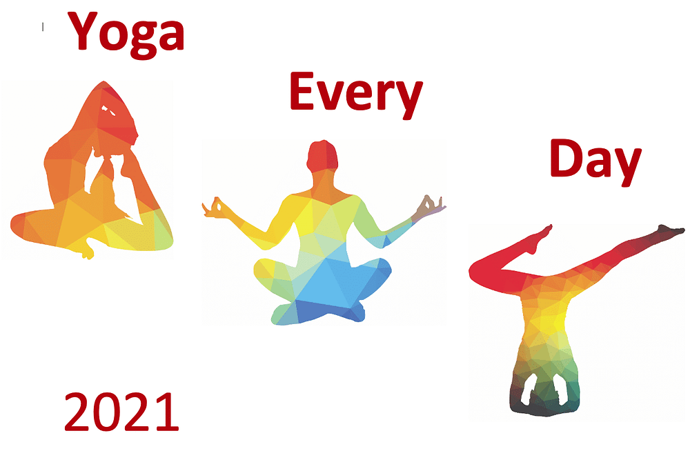 calendar image yoga every day